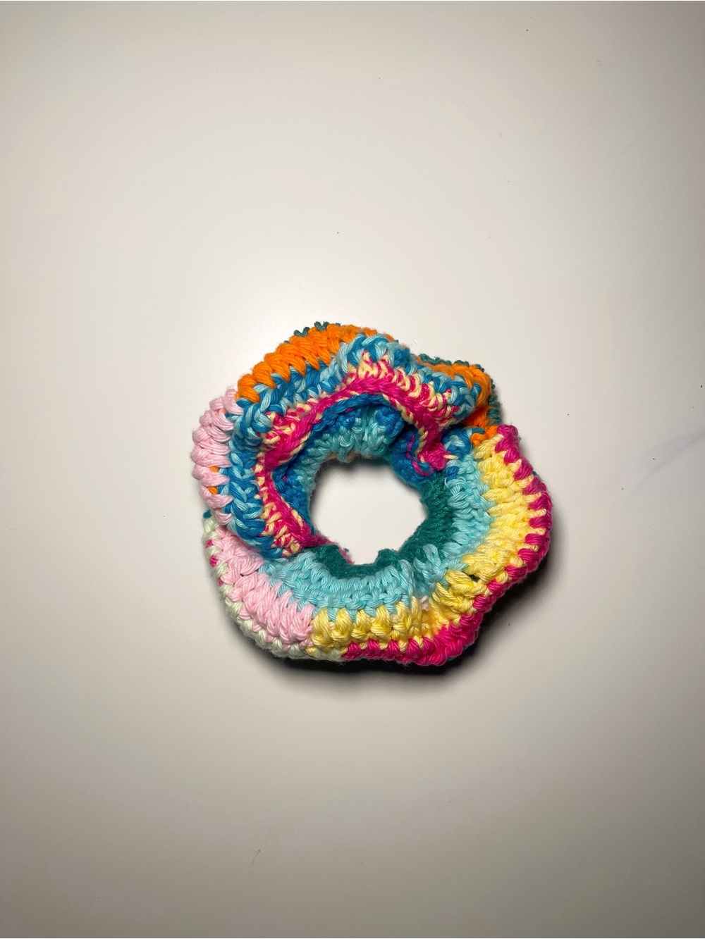 Multicolor Crochet Scrunchie - Designer Inspired Handmade
